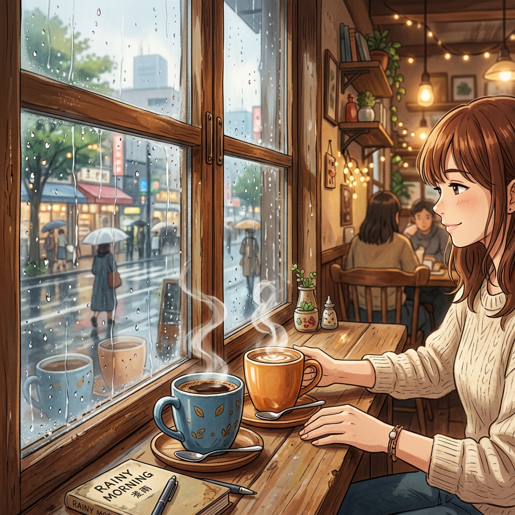 Raindrops & Coffee – Porch Swing Poetry
